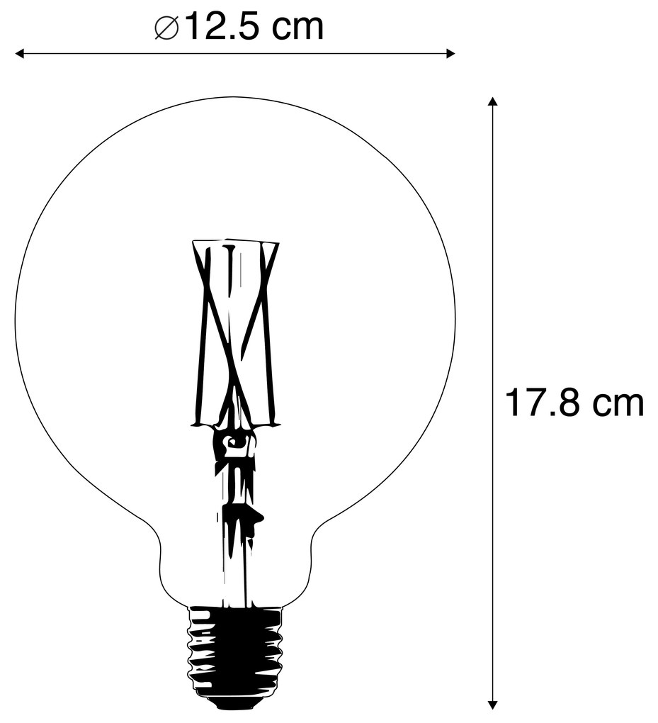 Lâmpada LED regulável E27 inteligente com app 806 lm 1800-3000K