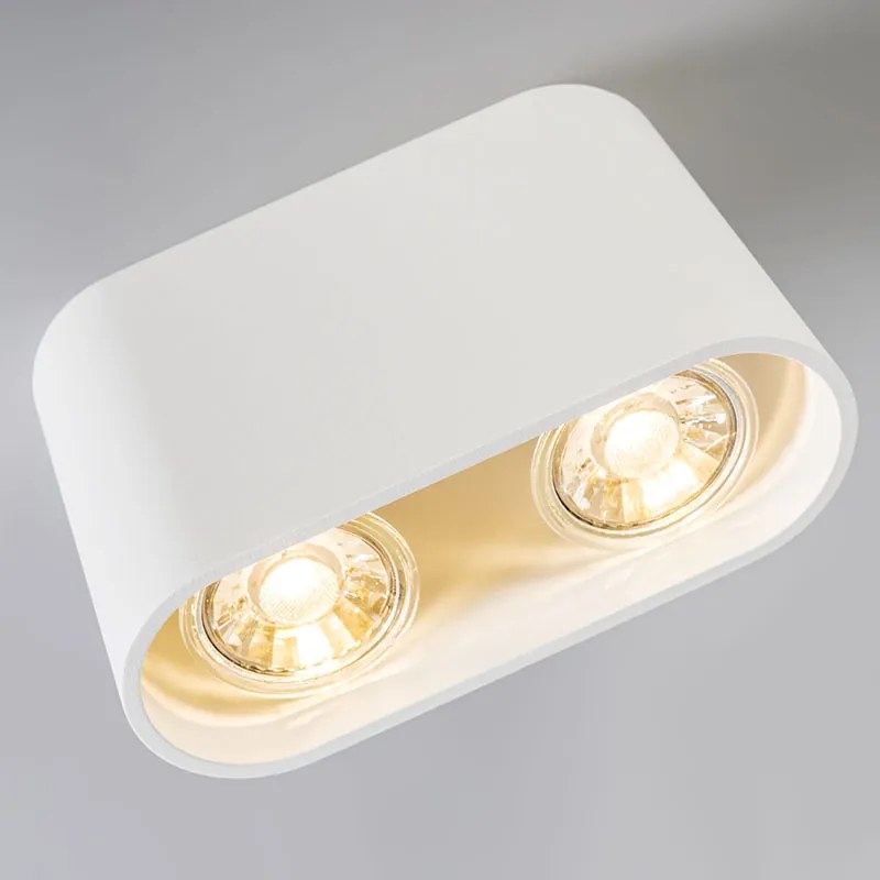 Projetores modernos branco - Ronda Duo Design,Moderno