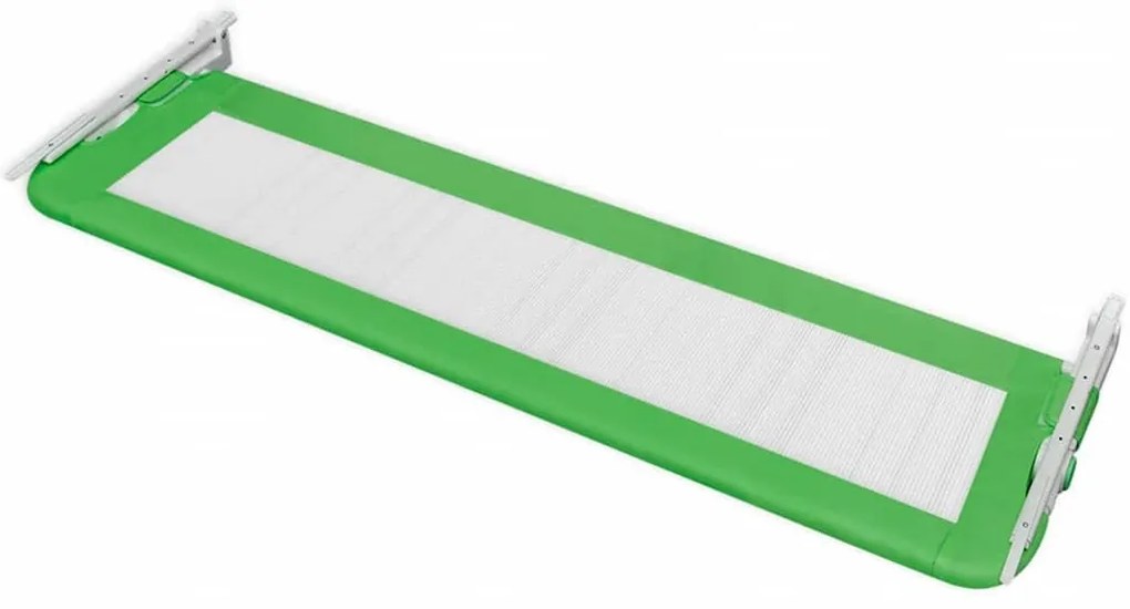 Toddler Barra de segurança para cama 150 x 42 cm verde