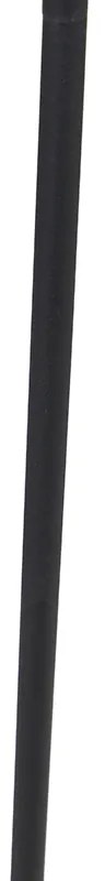 Candeeiro de pé design preto com LED e dimmer tátil - Palka Design