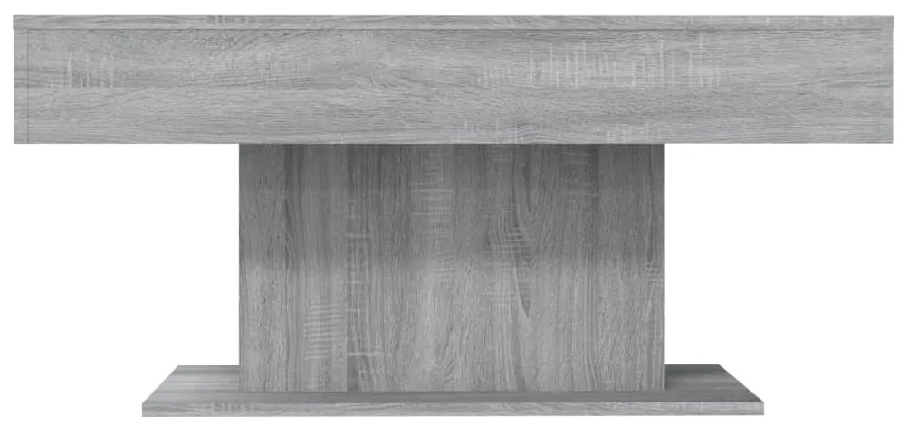 Mesa de centro 96x50x45 cm derivados de madeira cinzento sonoma