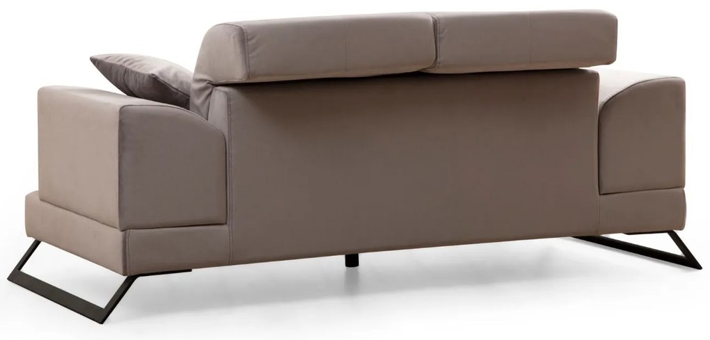Sofá de 2 Lugares Frido – Cinzento Claro – 185x100x92 cm