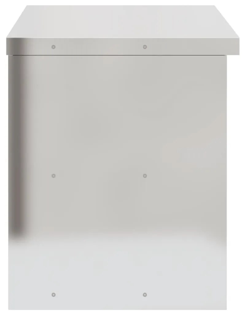 Armário de parede p/ cozinha c/ portas de correr aço inoxidável