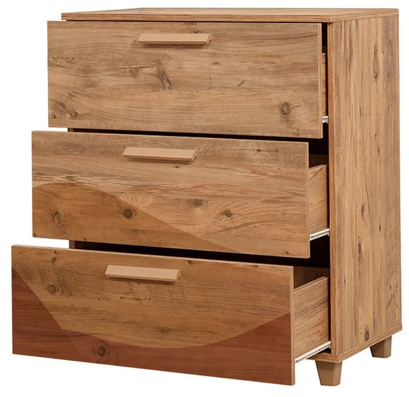 Cômoda Leva Gravis – Pinho Atlântico – 80x95x43 cm