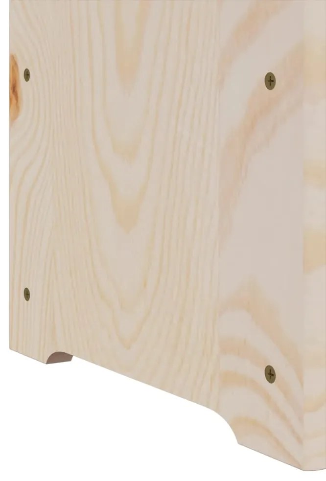 Garrafeira com tábua no topo 72,5x25x111,5 cm pinho maciço