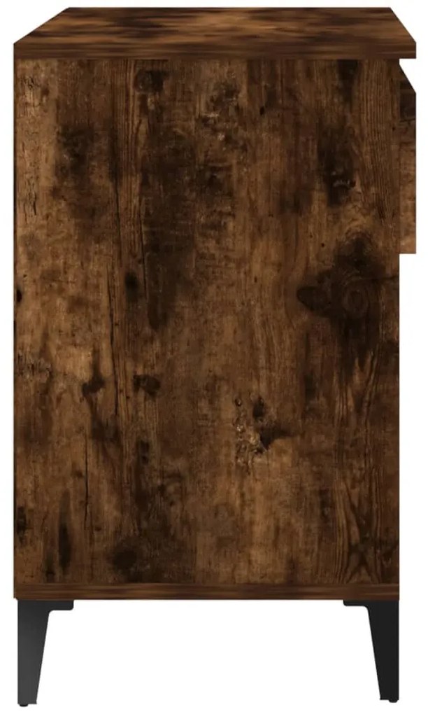 Sapateira 70x36x60 cm derivados de madeira carvalho fumado