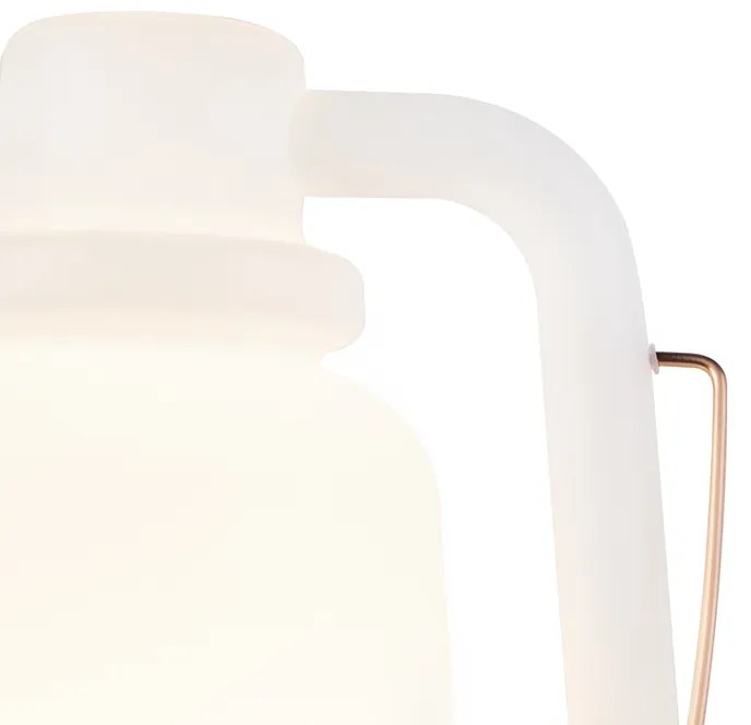 Candeeiro de pé branco 51 cm IP44 - STORM Large