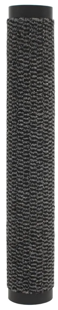 Tapete controlo pó retangular tufado 2pcs 40x60cm antracite