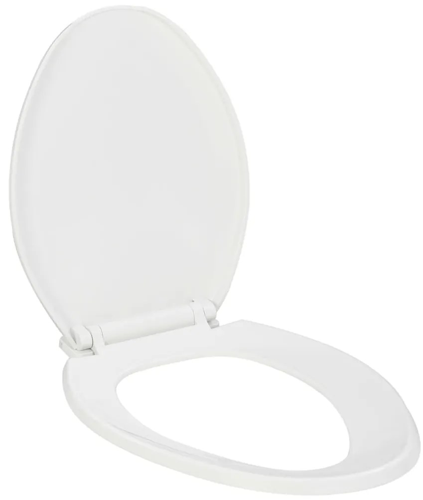 Tampo de sanita fecho suave com design remoção rápida branco