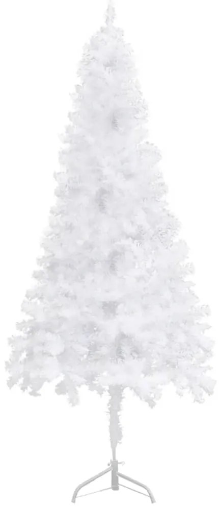 Árvore de Natal artificial de canto 150 cm PVC branco