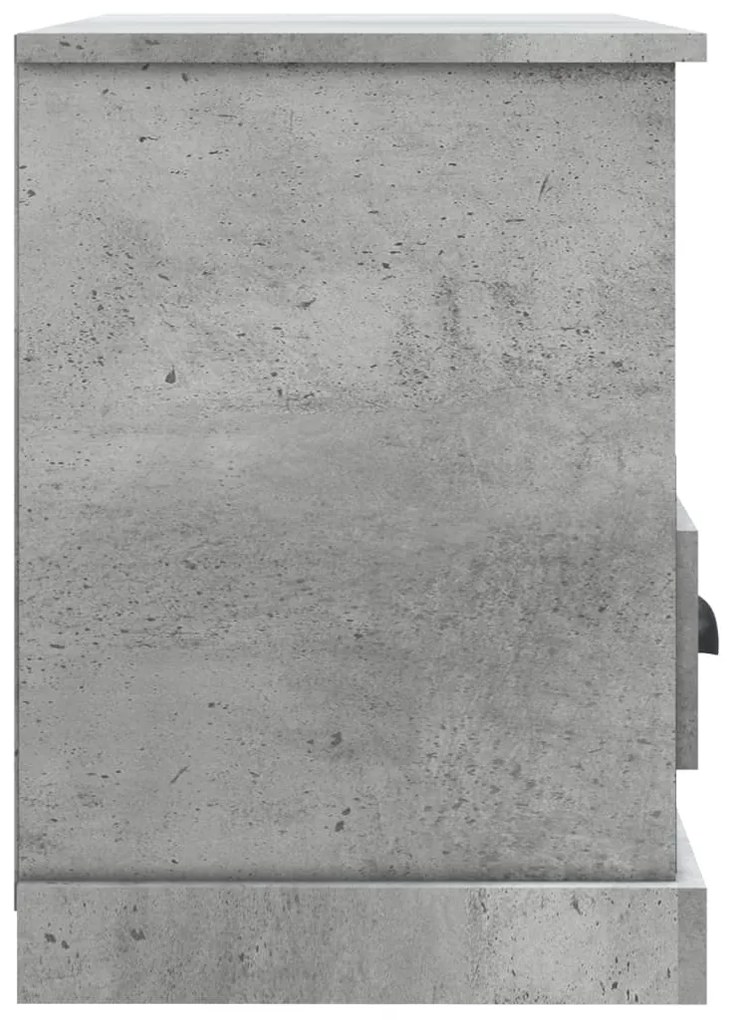 Móvel p/ TV 80x35x50 cm derivados de madeira cinzento cimento