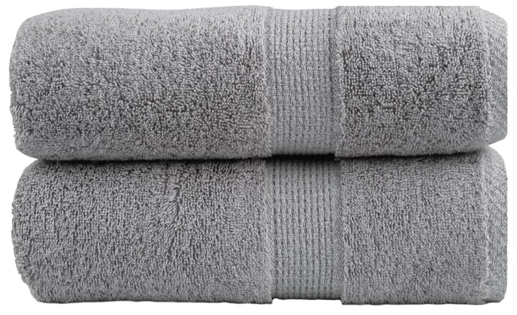 Toalhas de bidé premium SOLUND 2 pcs 30x50 cm 600 gsm cinzento
