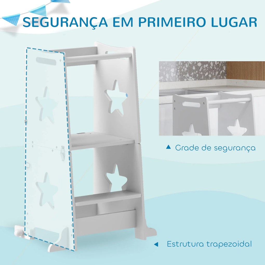 AIYAPLAY Torre de Aprendizagem 2 em 1 Torre de Aprendizagem para Crian