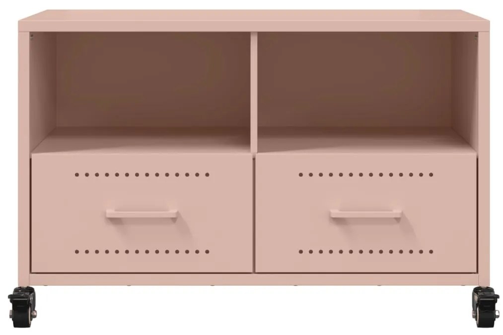 Móvel de TV 68x39x43,5 cm aço rosa