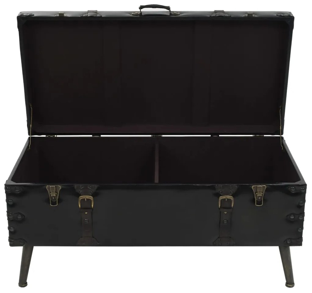 Mesa de centro em MDF e aço 102x51x48 cm