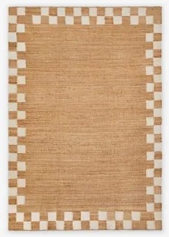 Alfombra Retangular Em Juta E Algodão Luebo 200 X 300 Cm - Sklum