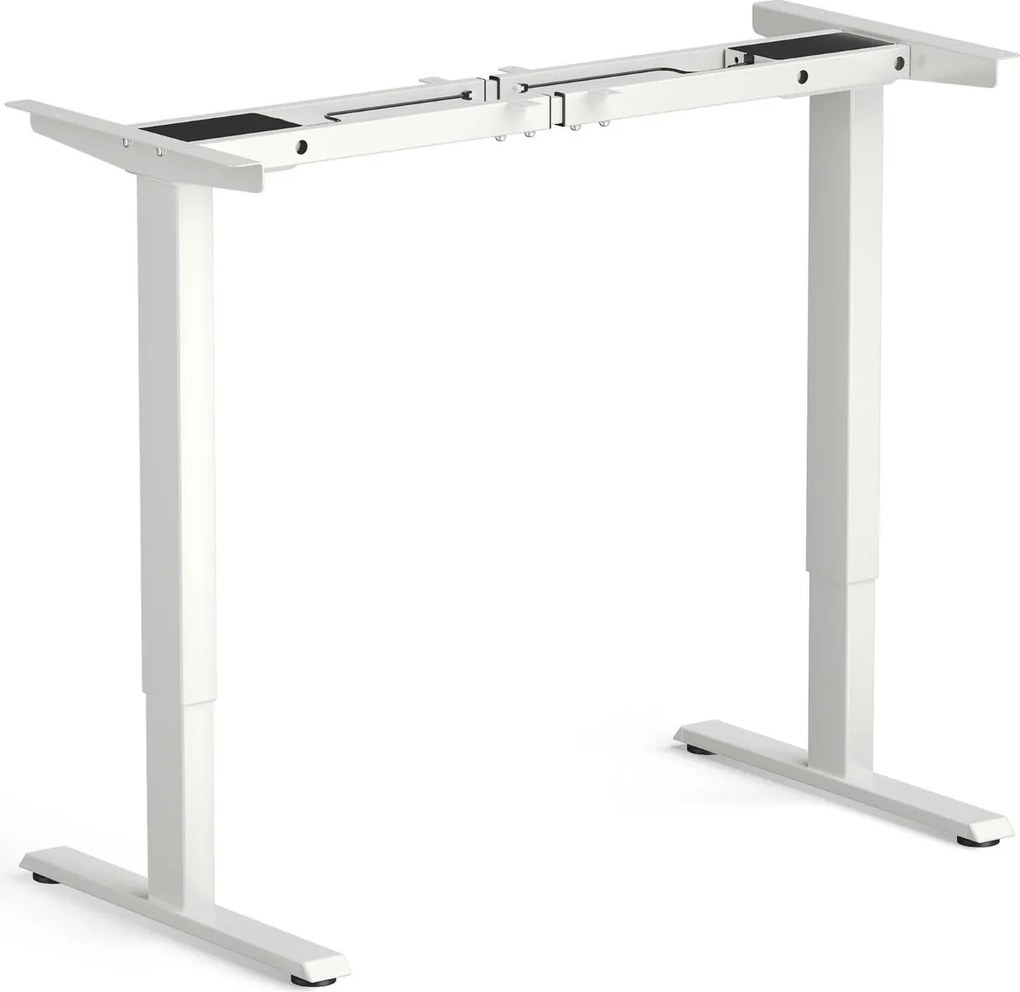 Estrutura Elétrica para Escritório "ErgoFlex" - Branco | Base Reguláve