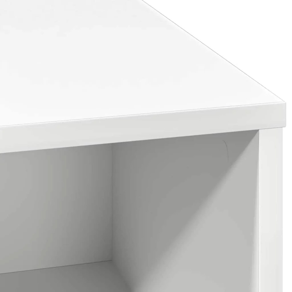 Sideboard com LED Branco 71x34,5x75 cm Madeira Engenharia