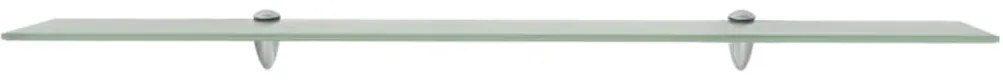 Prateleiras flutuantes 2 pcs vidro 100x20 cm 8 mm