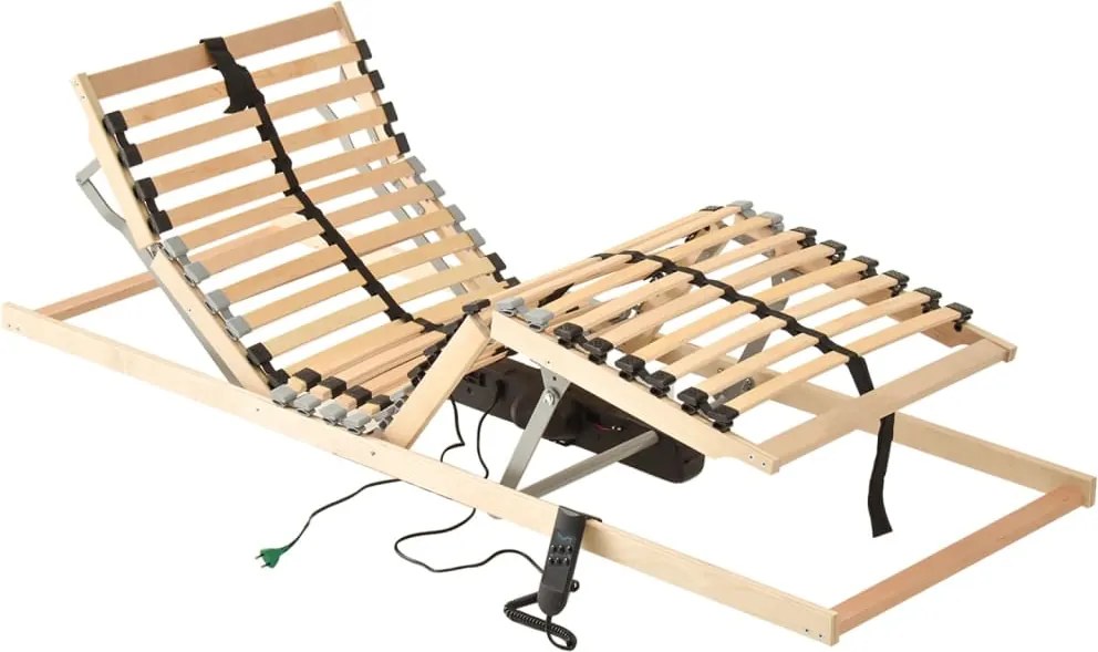 Estrado de ripas elétrico com 28 ripas 7 zonas 80x200 cm