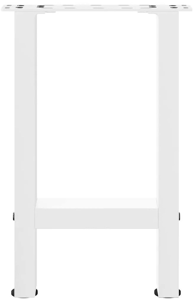 Pés para mesa de centro , brancos, 2 peças, 28x(42-43) cm, aço