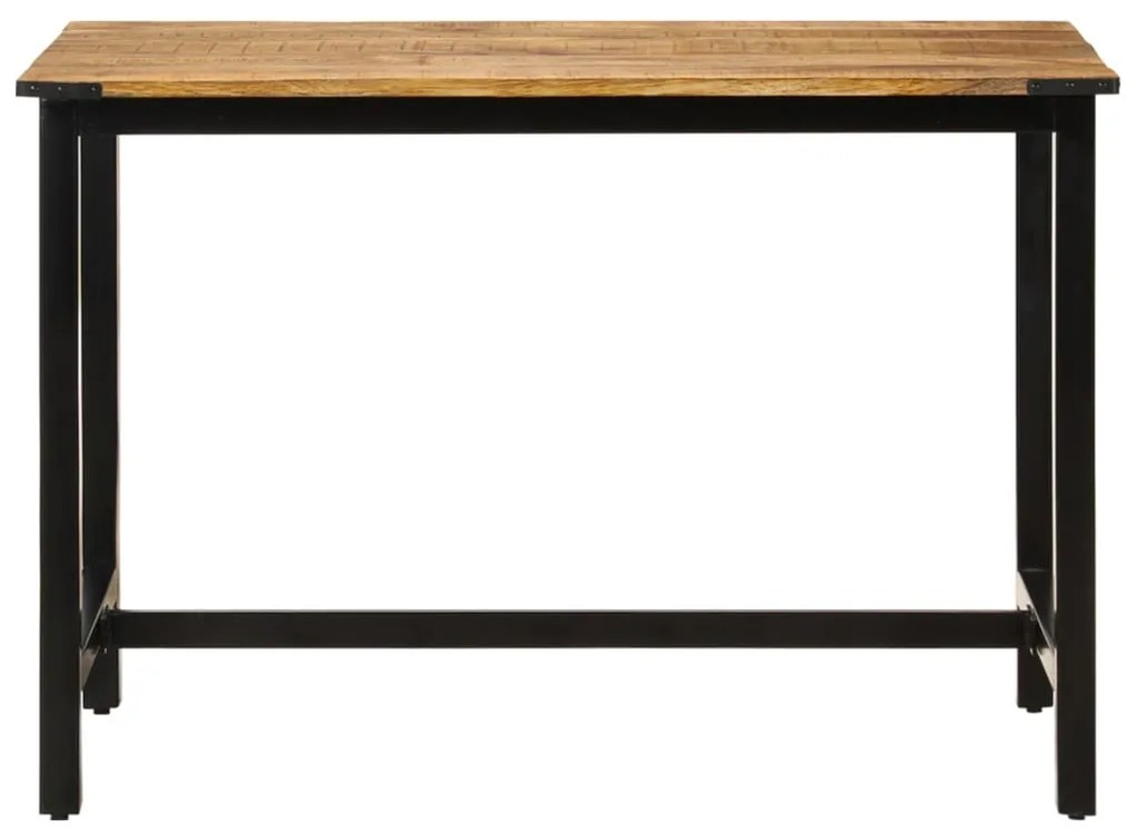 Mesa de jantar 110x60x76 cm madeira de mangueira maciça