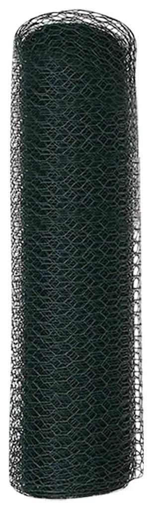 Cerca Hexagonal Cinza Verde 0.5 x 50 m Aço