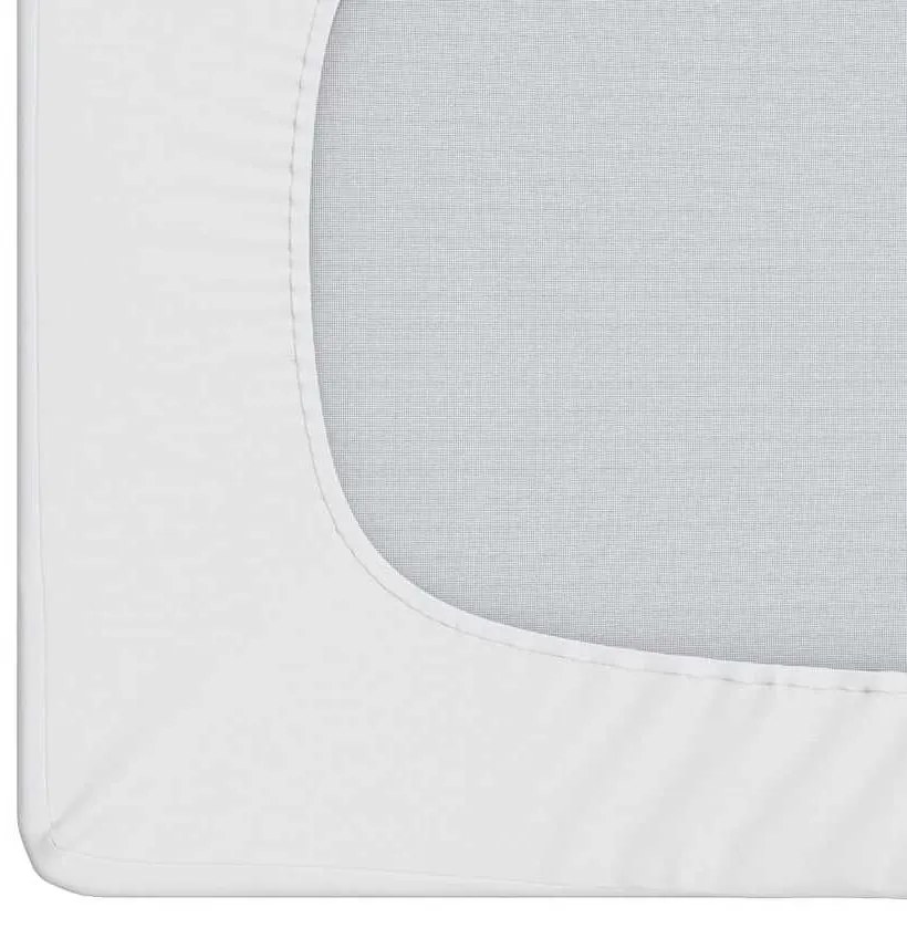 Protetor de colchão impermeável 80x200 cm branco