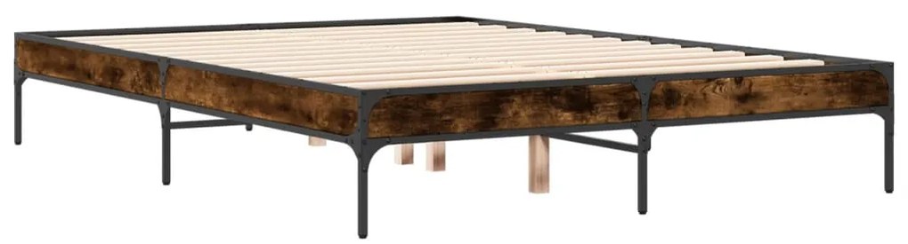 Estrutura cama 120x190 cm derivados de madeira/metal