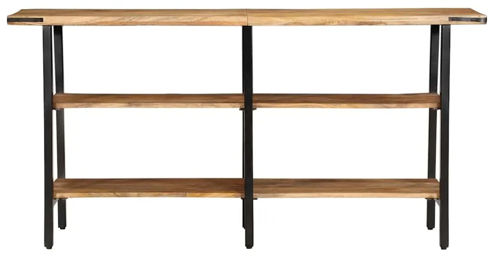 Mesa consola 140x35x70 cm madeira de mangueira maciça