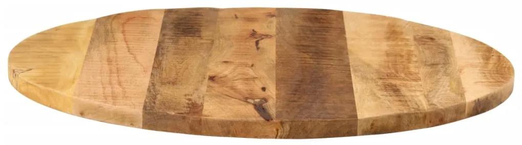 Tampo de mesa redondo Ø80x1,5cm madeira mangueira áspera maciça