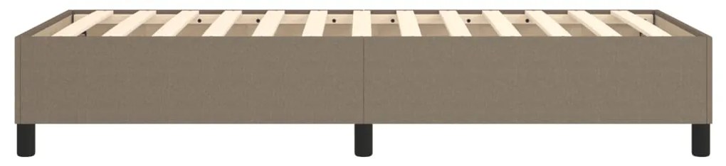 Estrutura de cama sem colchão 80x200 cm tecido cinzento