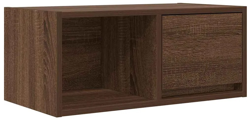Móveis de TV 2pcs 60x31x25,5cm deriv. madeira carvalho castanho