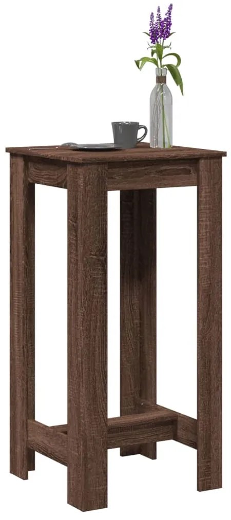 Mesa de bar 51x50x103,5 cm derivados madeira carvalho castanho