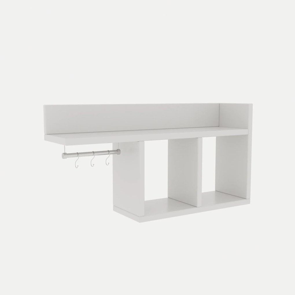 Prateleira de Parede Pare – Branco – 72x37x18 cm