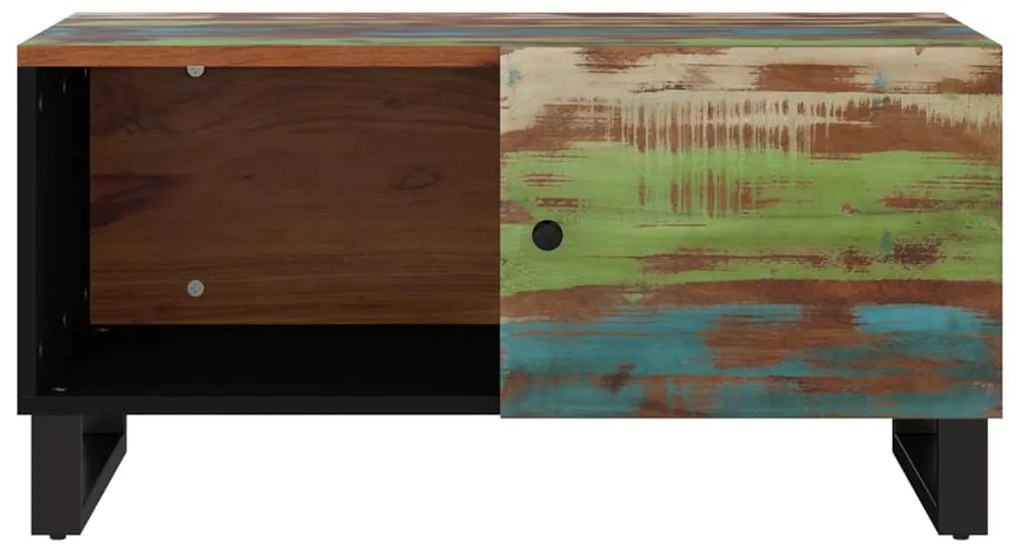 Mesa de centro 80x50x40 cm madeira recuperada/derivados madeira