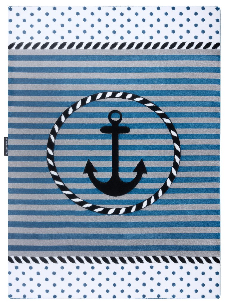 Tapete PETIT MARINE ÂNCORA MAR azul