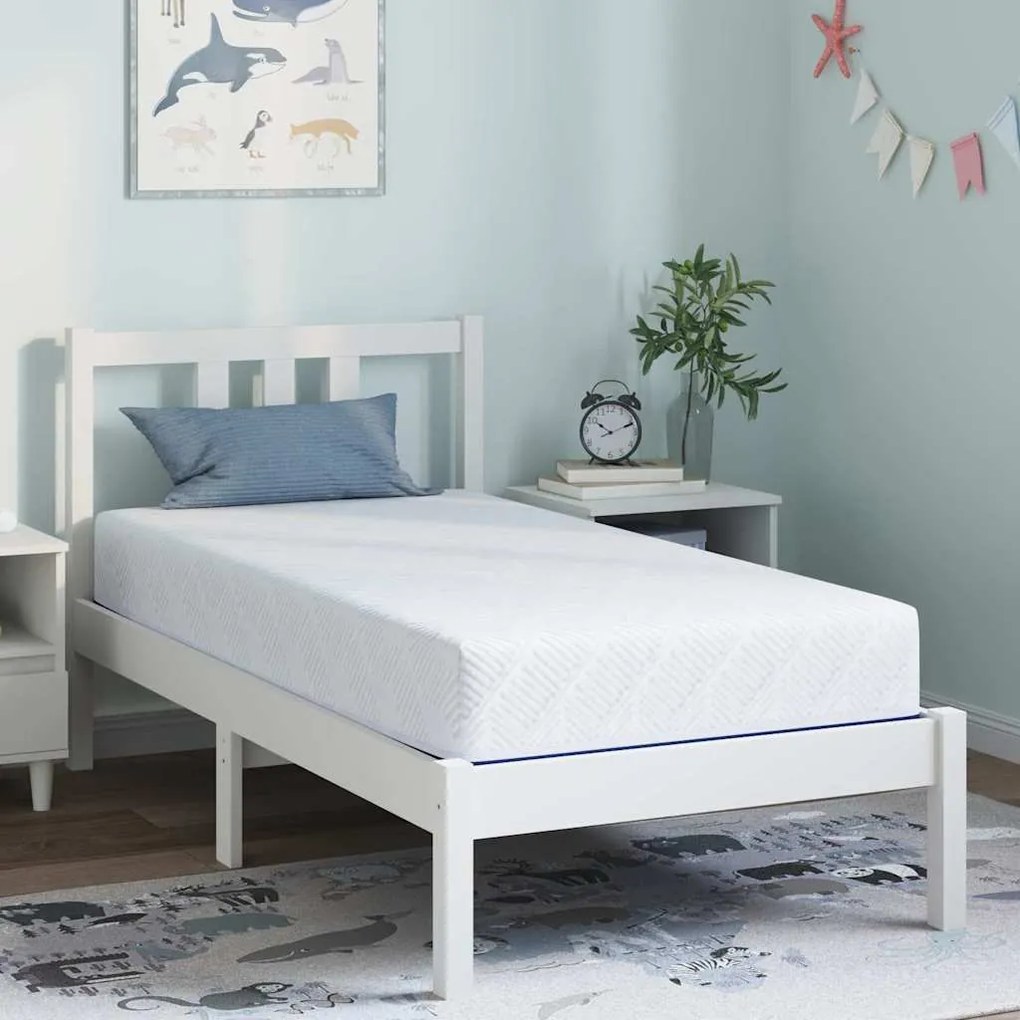 vidaXL Colchões Branco, Azul 80 x 160 cm