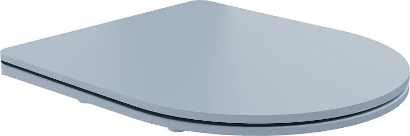 Mexen tampa com fechamento suave slim, duroplast, cinza-azulado mate - 39740069