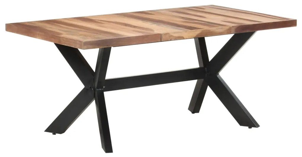 Mesa de jantar 180x90x75 cm madeira maciça c/ acabamento a mel