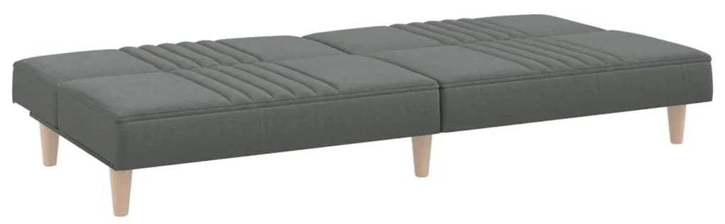 Sofá-Cama Juno em Tecido Cinzento-Escuro - Design Nórdico