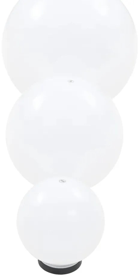 6 pcs conjunto de candeeiros esféricos LED 20/30/40 cm PMMA
