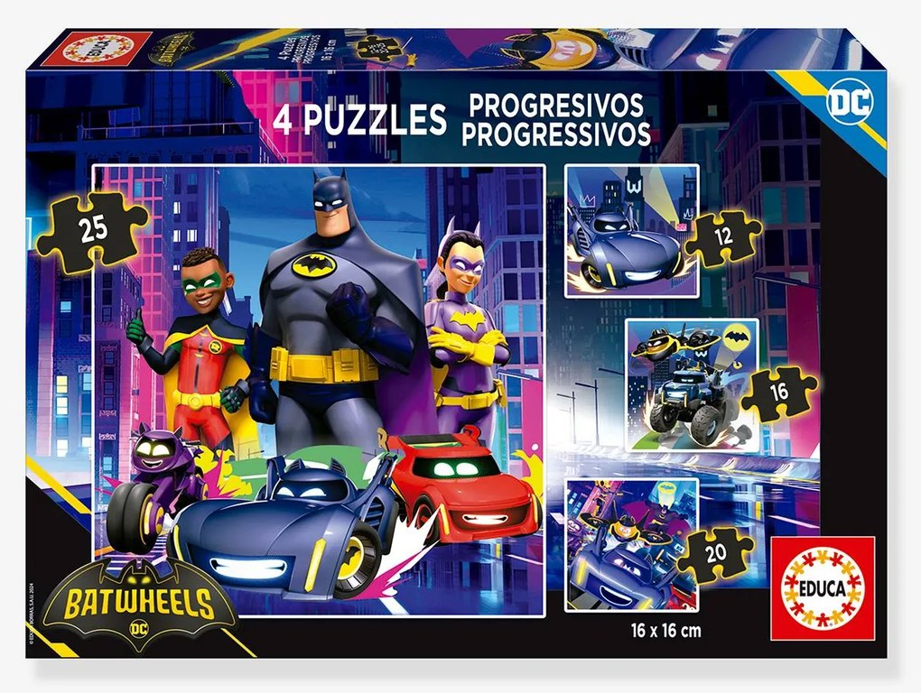 4 em 1 Batwheels 12/25 Educa multicolor