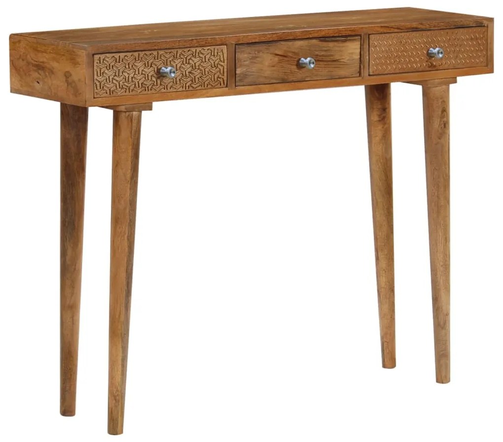 Mesa consola madeira de mangueira maciça 102x30x79 cm