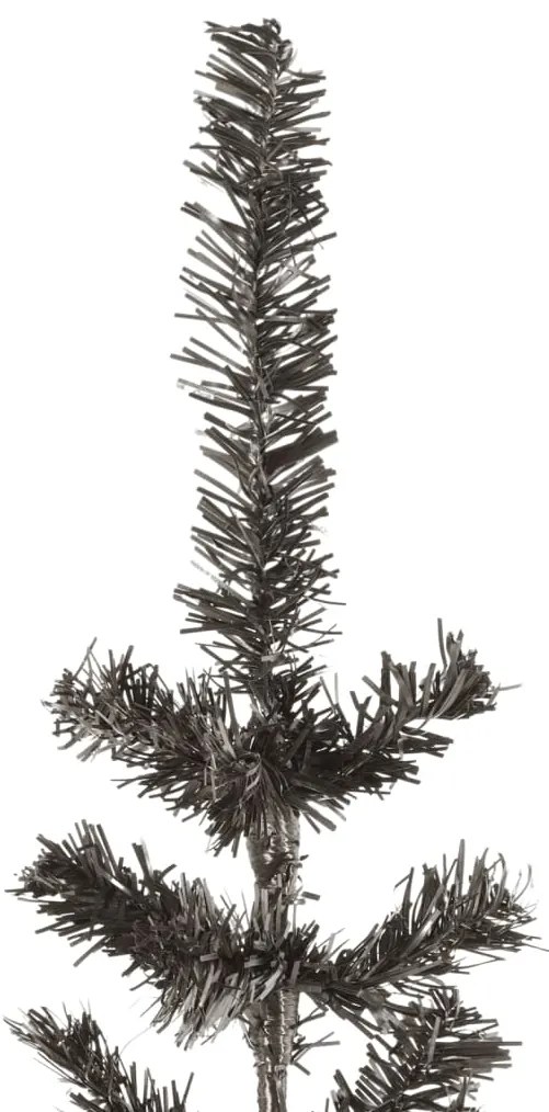 Árvore de Natal fina 210 cm preto