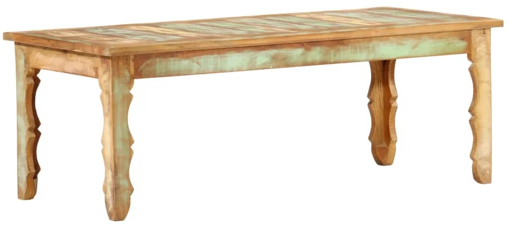 Mesa de centro 110x50x40 cm madeira recuperada maciça