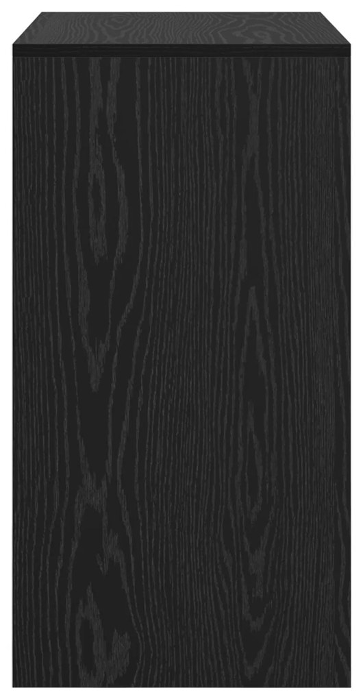 mesa de escrita Carvalho Preto Madeira engenheirada 70 x 40 x 76 cm