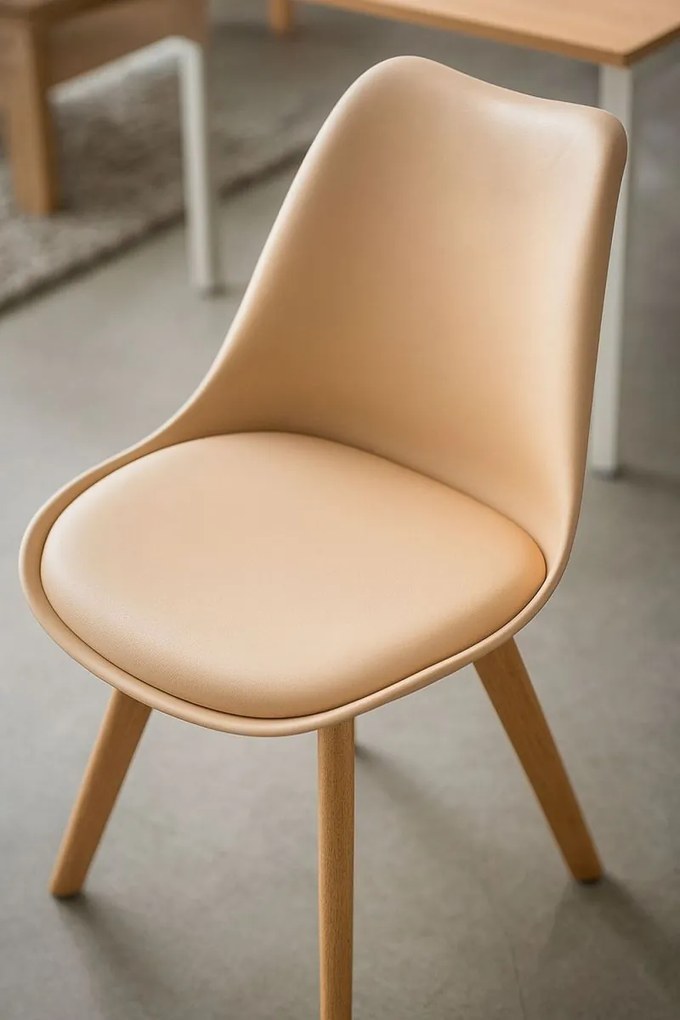 Pack 4 Cadeiras Synk Basic - Areia