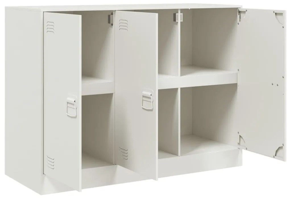 Aparador 99x39x73 cm aço branco