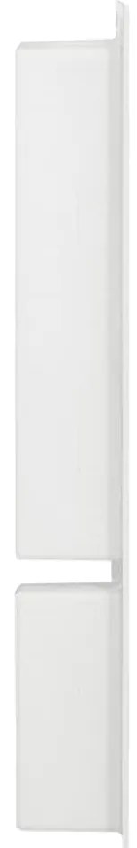 Habitáculo chuveiro c/ 2 compartim. 41x69x9 cm branco brilhante